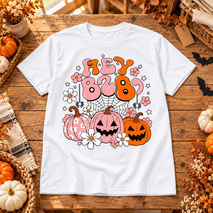 Camiseta Hey Boo color Blanco