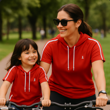 Corazón a Dúo ❤️👩‍👧 “El estilo que une a mamá e hija en un mismo latido.”