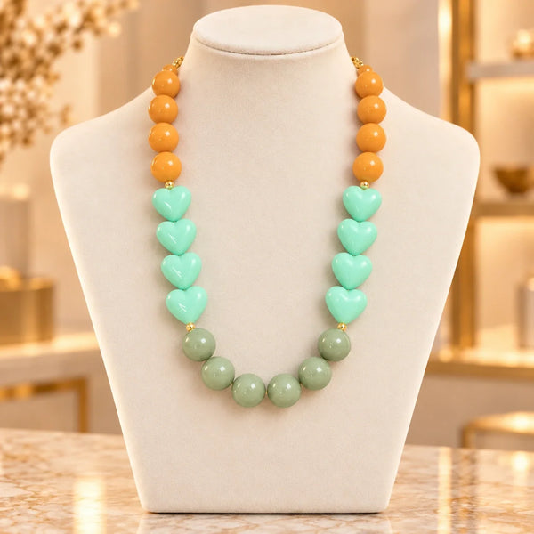 AA-C28 · Menta & Caramelo · Exhibidor boutique